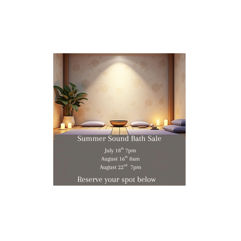 Peaceful indoor space prepared for a group sound healing session